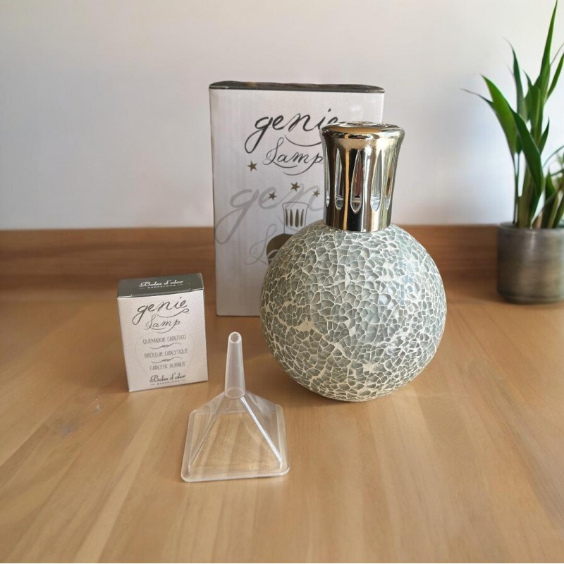 LÁMPARA CATALITICA GENIE MOSAICO BLANCO